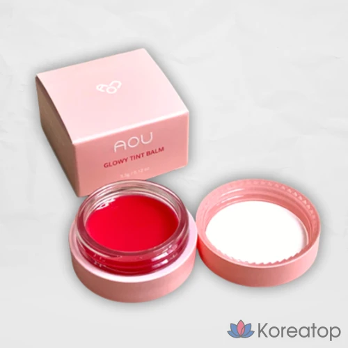 Увлажняющий и сияющий бальзам для губ AOU Gloy Tint Balm 3,5 г, со вкусом арахиса, 1 шт.