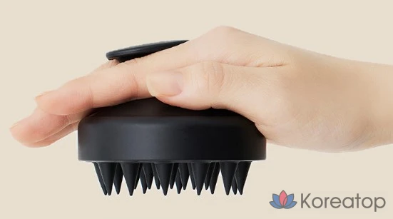 Щетка для чистки кожи головы и окрашивания волос Dr. Banggiwon, черная, 1 шт.