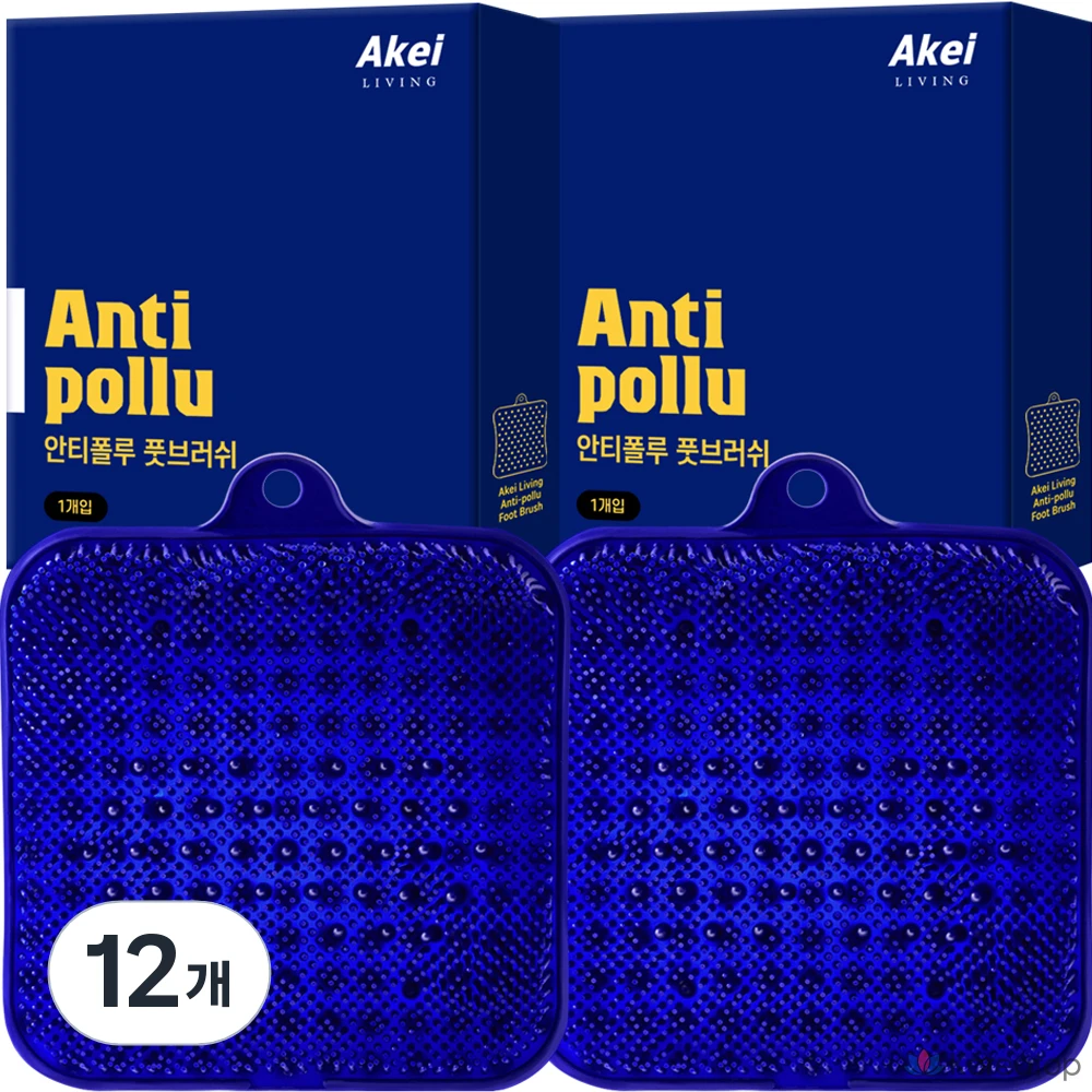 Щетки для ног Akei Derma+ Living, 1 упаковка, 12 штук