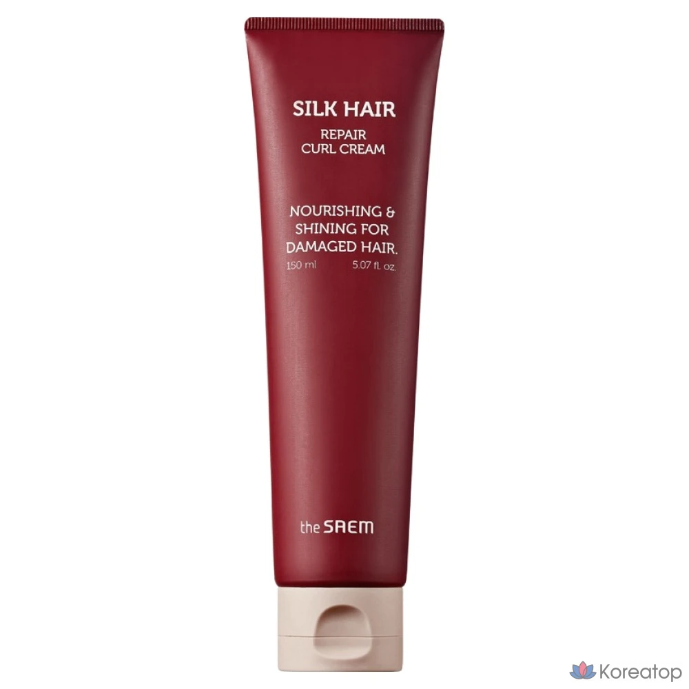 Крем для восстановления кудрявых волос The Saem Silk, 150 мл, 1 шт.
