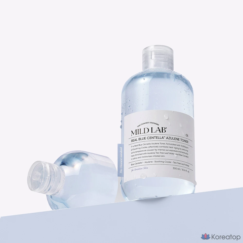 Тоник для лица Mild Lab Real Blue с центеллой и азуленом, 300 мл, 1 шт.