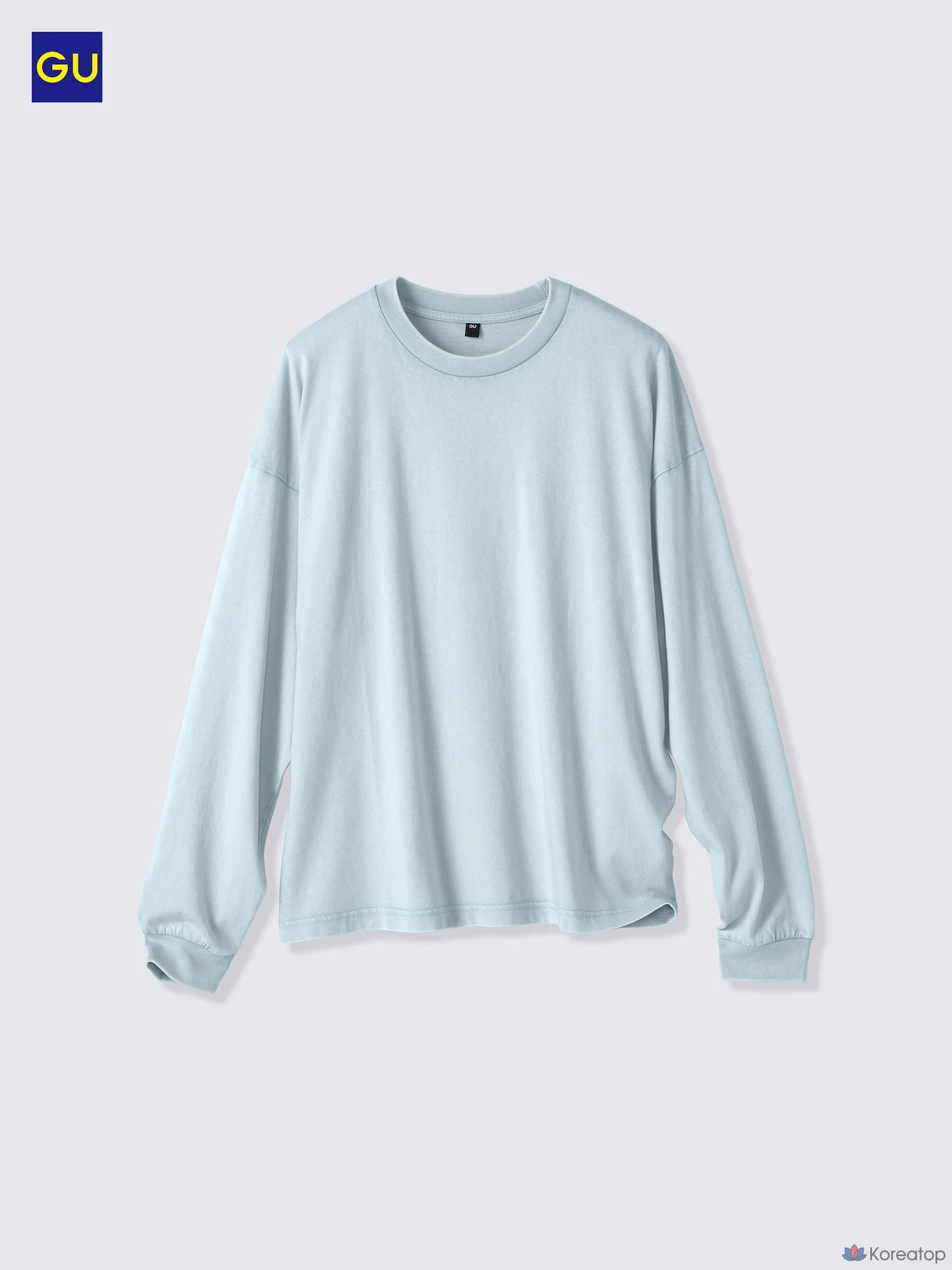 Футболка Uniqlo Washed Cotton Boxy T-Shirt Long Sleeve