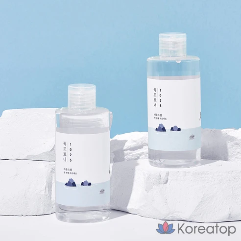 Тонер с морской водой увлажняющий, с эффектом обновления кожи Round Wrap 1025 Dokdo, 200 мл