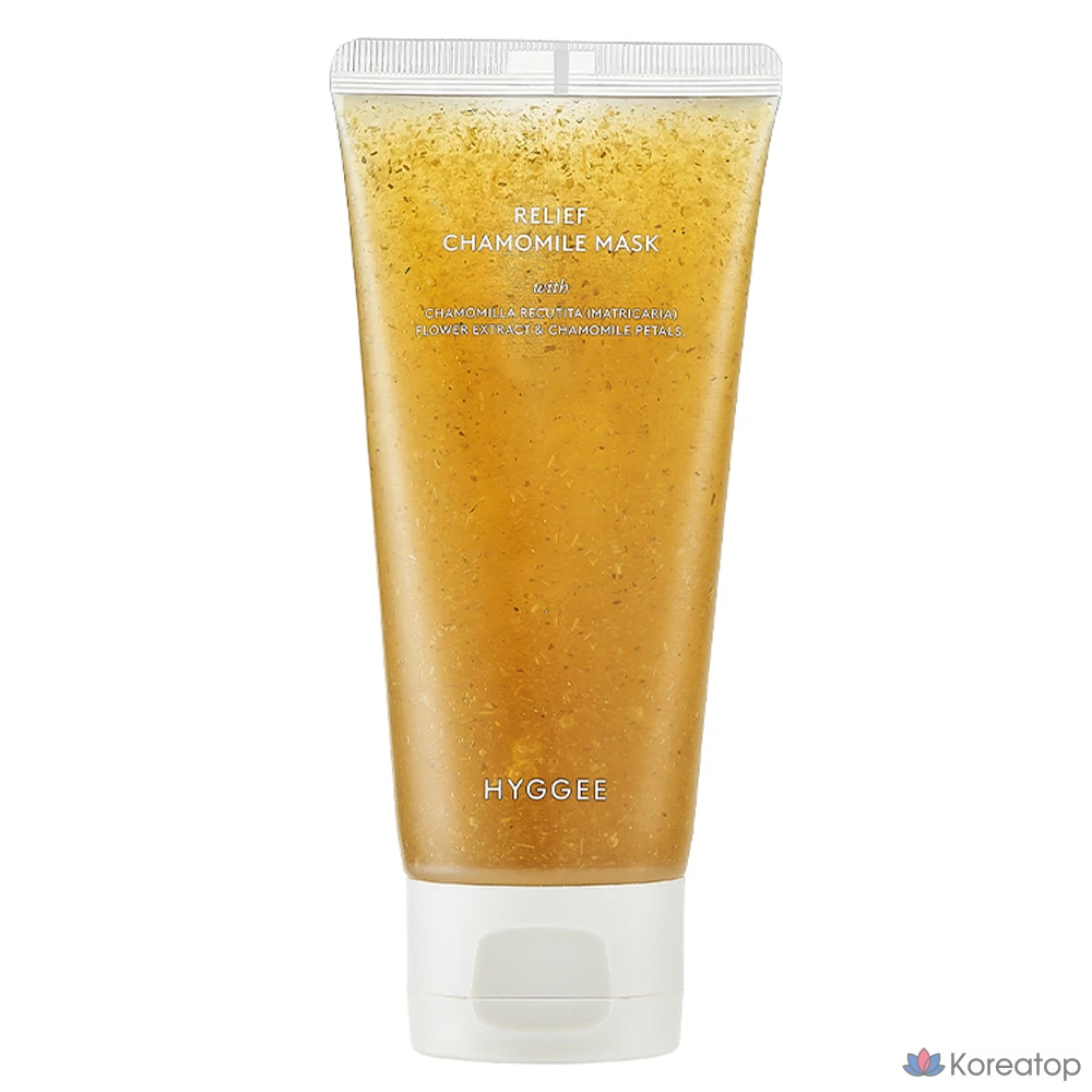 Маска для лица HYGGEE Relief с ромашкой, 95 мл, 1 упаковка, 1 шт.