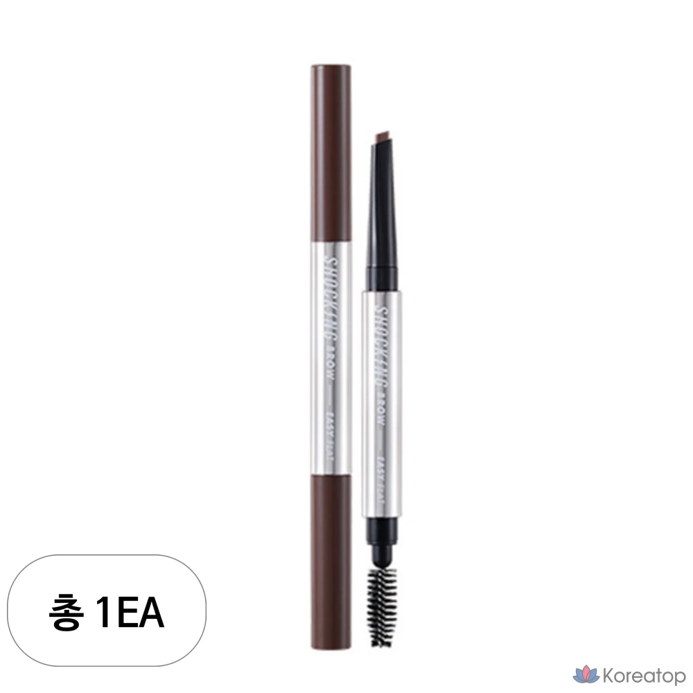 Тональный крем для бровей Tony Moly The Shocking Brow Easy Flat 0,5 г, оттенок 04 Radish Brown, 1 шт.