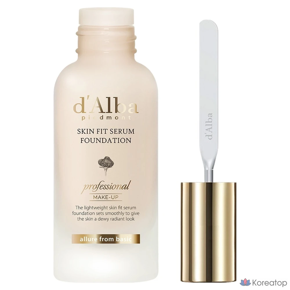 Тональный крем-спатул D'alba Skin Fit Serum Foundation, 40 мл, № 19, 1 шт.
