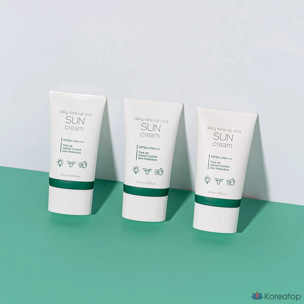 Солнцезащитный крем Prreti Daily Tone-Up Cica SPF50+ PA+++, 50 мл, 1 шт.