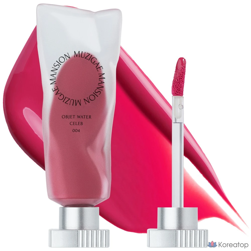 Тинт для губ Muzigae Mansion Objet Water Tint, оттенок 004 Celeb, 1 шт.