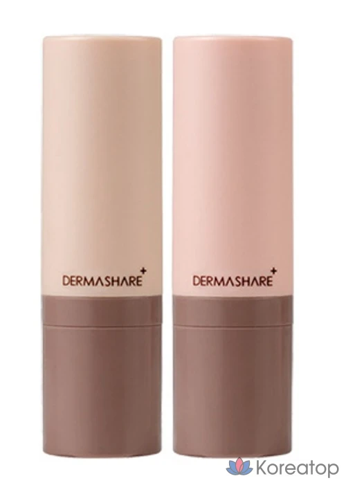 Тональный крем Dermashare Vegan Natural Close-fitting Cover Stick Foundation SPF50+ PA + + + 14 г, 1 штука, № 21 Слоновая кость