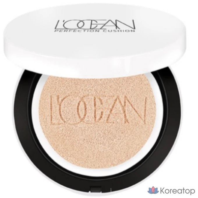 Тональный крем L'OCEAN Perfection King Cushion Foundation, 25 г, ваниль (№ 13), 1 шт.