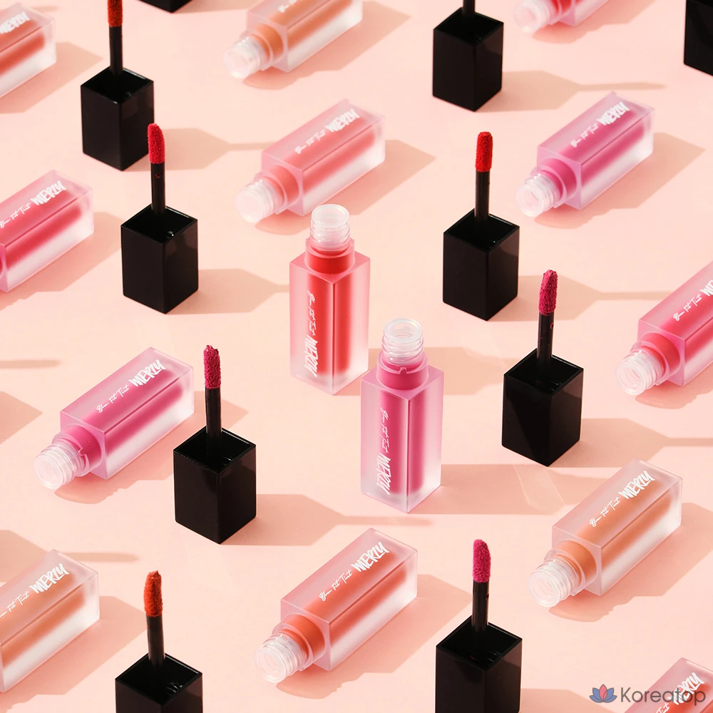 Набор из 4 мини-тинтов для губ MERZY Blurfit Mini Layering Lip Tint 1.5g, BT2 Mysterious + BT3 Narn + BT4 Heeyeol + BT11 Sanggi, 1 шт.