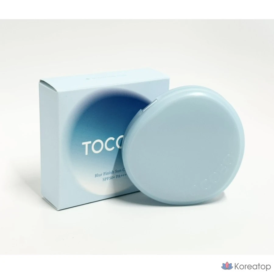 Солнцезащитная подушка TOCOBO Blur Finish (01 Хлопок синий), 1 шт.