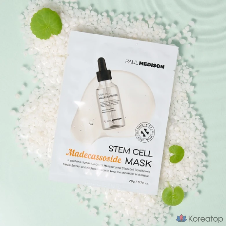 Маска PAUL MEDISON Stem Cell Madecassoside, 30 штук, 1 упаковка, фото 2