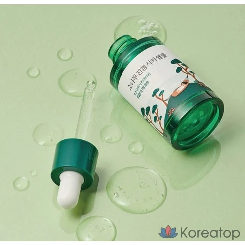 Ампула с экстрактами сосны и центеллы для проблемной кожи Round Lab Pine Calming Cica Ampoule, 30 мл