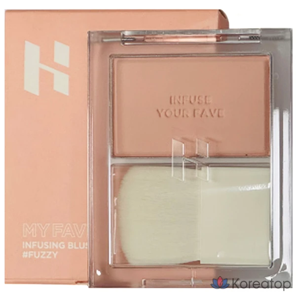 Румяна Holika Holika My Favorite Infusing Blush 5.5g (№ 08 Fudge), цвет Fudge, 1 шт.