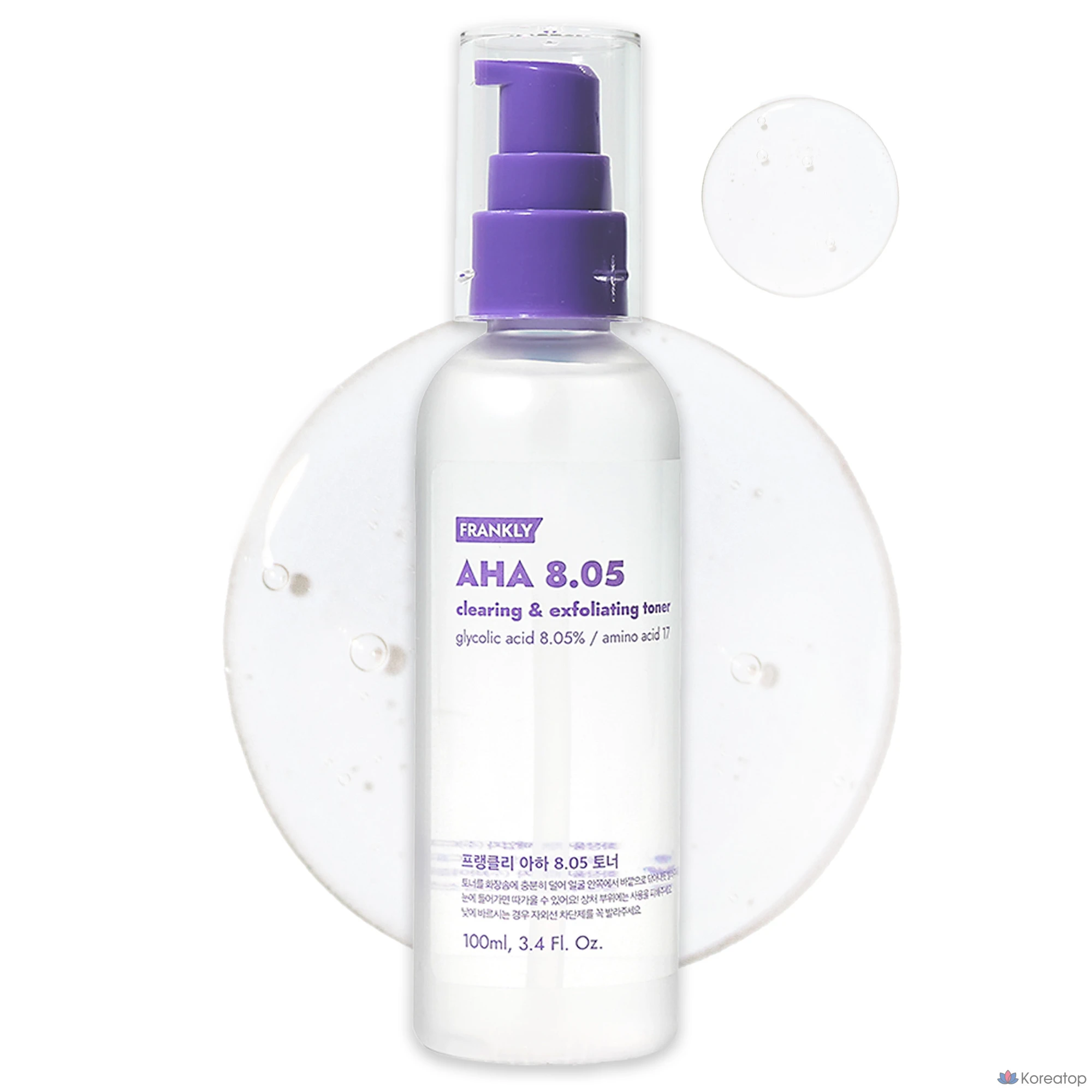 Отшелушивающий тоник Frankly AHA 8,05%, 100 мл, 1 шт.