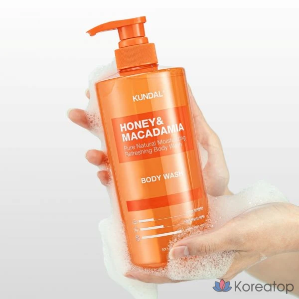 Гель для душа Kundal Pure с ароматом блан, 500 мл, 1 шт.