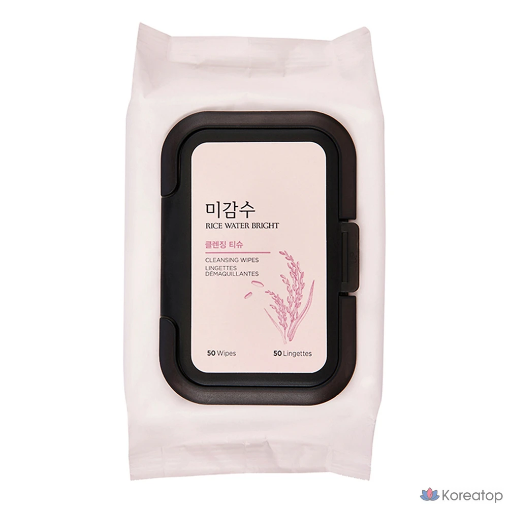 Очищающие салфетки The Face Shop без запаха, осветляющие кожу лица, 200 г, 50 листов, 1 упаковка