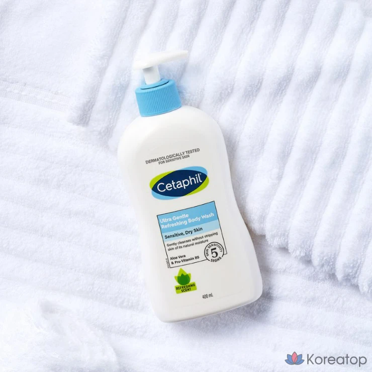 Освежающий гель для душа Cetaphil Ultra Gentle, 400 мл, 1 шт.