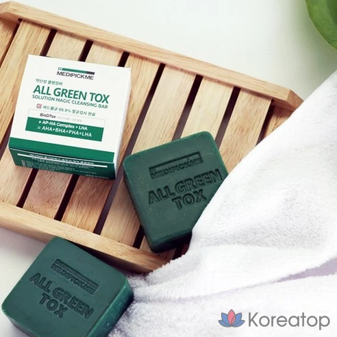 Очищающее мыло Medipick Me All Green Tox Solution Magic