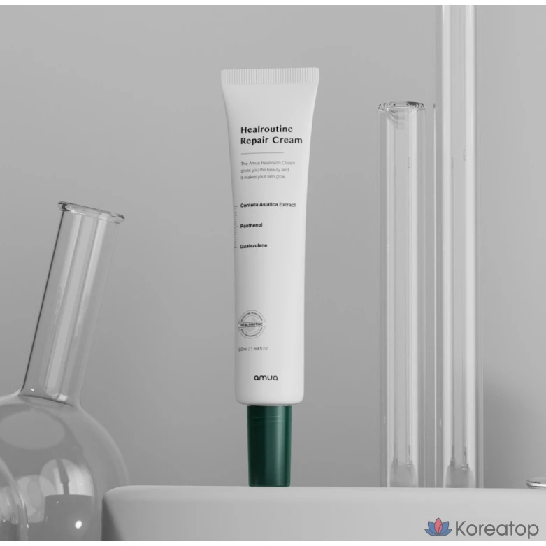 Восстанавливающий крем Amua Hilutin Cica для дерматологического лазерного лечения и удаления пигментных пятен, 1 шт., 50 мл