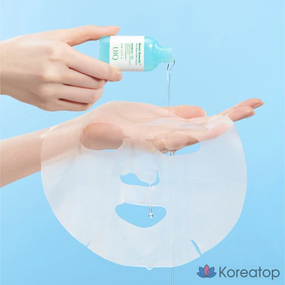 Успокаивающая маска для лица UIQ Biome Remedy Pore Reset PDRN, 1 шт., 1 упаковка