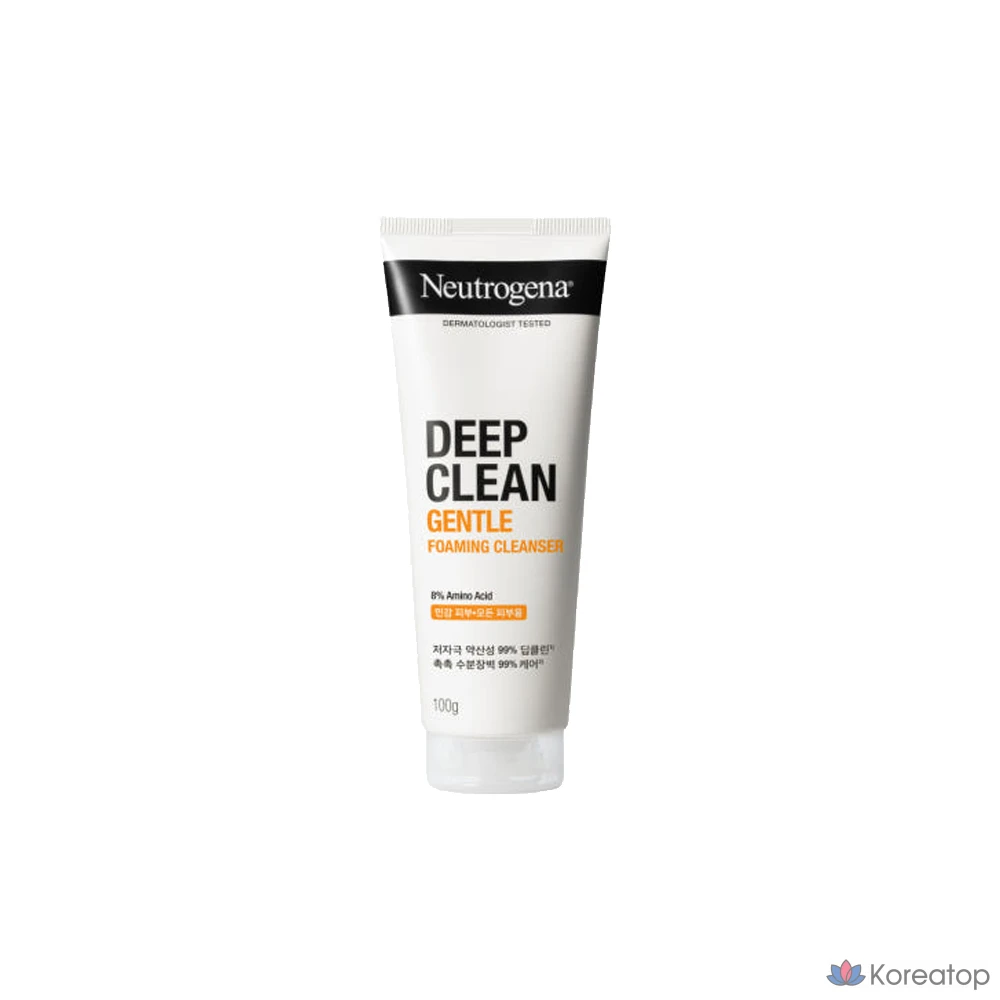 Пенящееся очищающее средство Neutrogena Deep Clean Gentle Foaming Cleanser, 100 г, 1 шт.