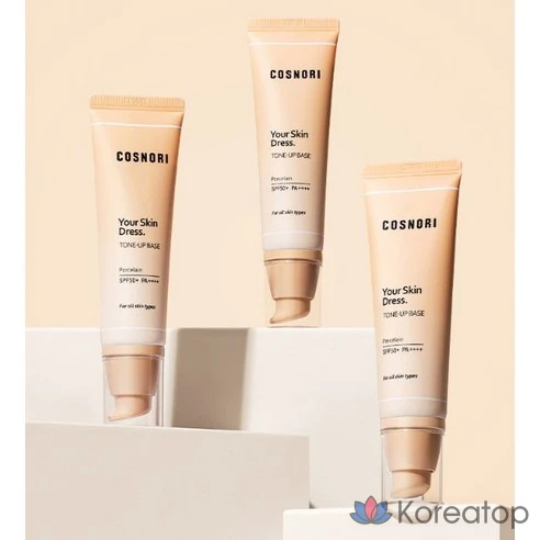 База под макияж Cosnori Your Skin Dress Tone-Up Base, фарфор