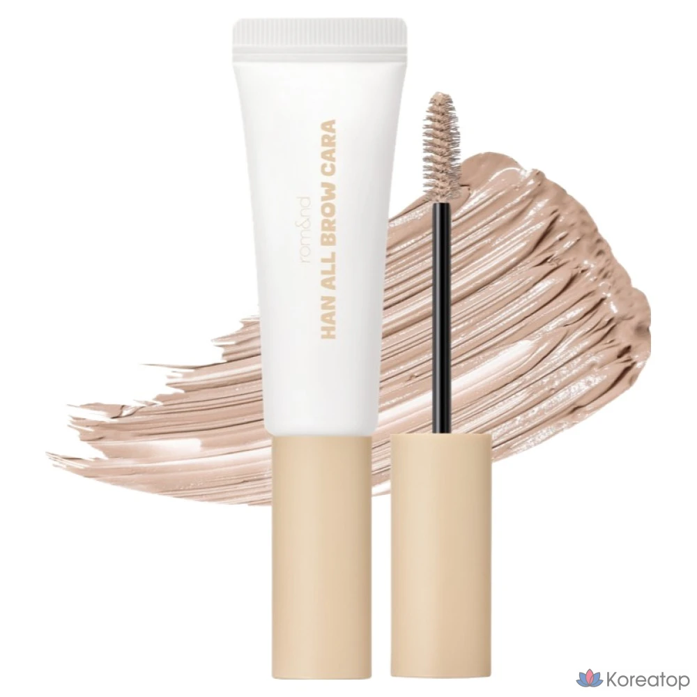 Брови-карамель ROM&ND Han All Brow Cara, оттенок 12 Soy Beige, 9 г, 1 шт.