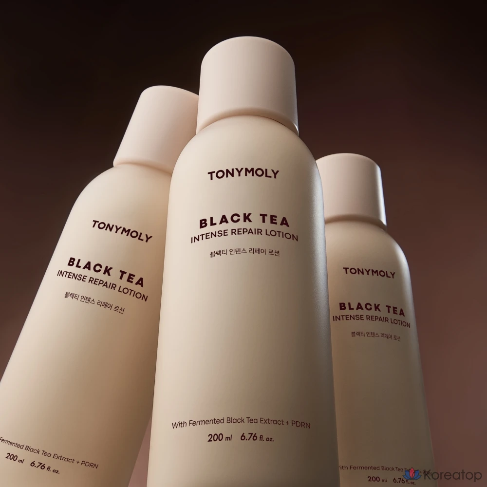 Интенсивный восстанавливающий лосьон для лица Tony Moly с черным чаем, 1 шт., 200 мл