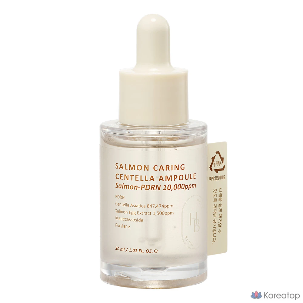 Hebblue Salmon Caring Ампула с центеллой, 1 шт., 30 мл