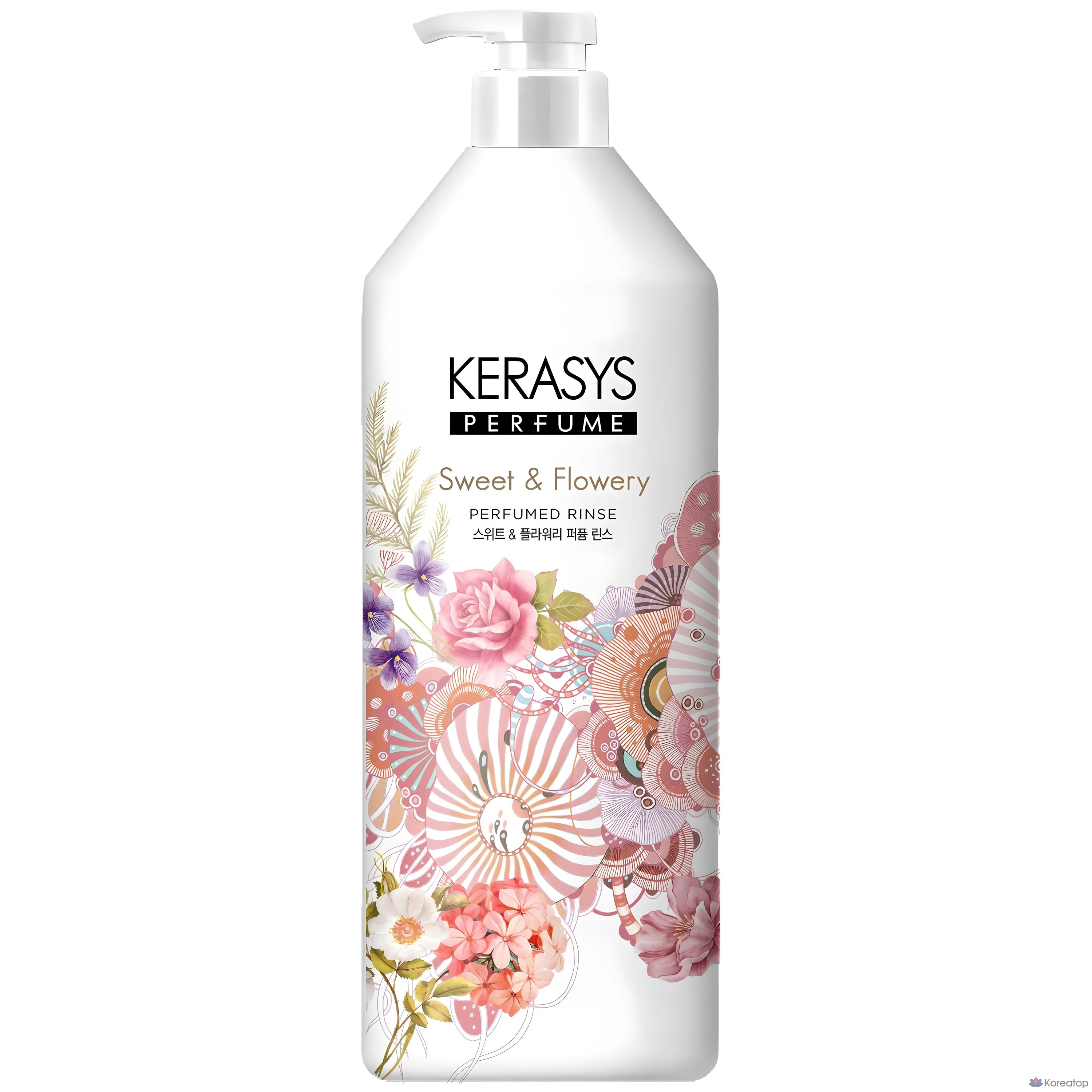 Парфюмерный ополаскиватель KeraSys Sweet & Flowery, 1 л, 1 шт.