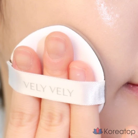 Кушон Vely Vely Aura Honey Glow Cushion Foundation, оттенок 21 Light, 15 г, 1 шт., фото 6