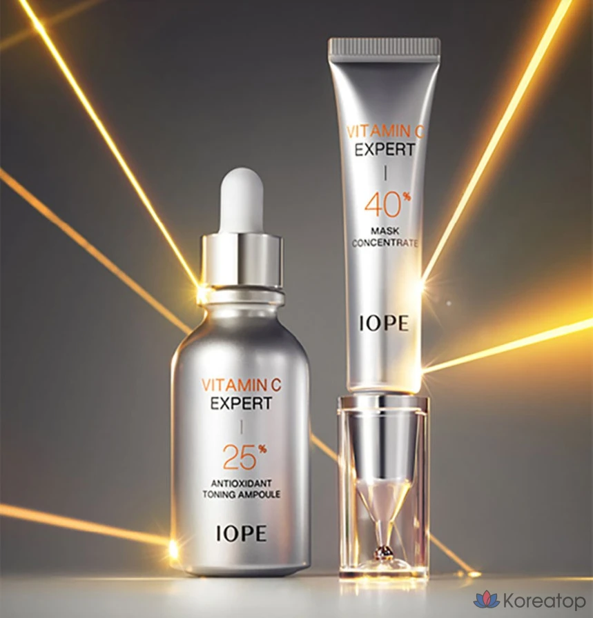 Тонизирующая ампула с антиоксидантом и витамином С IOPE Vitamin C Expert, 1 шт., 23 мл