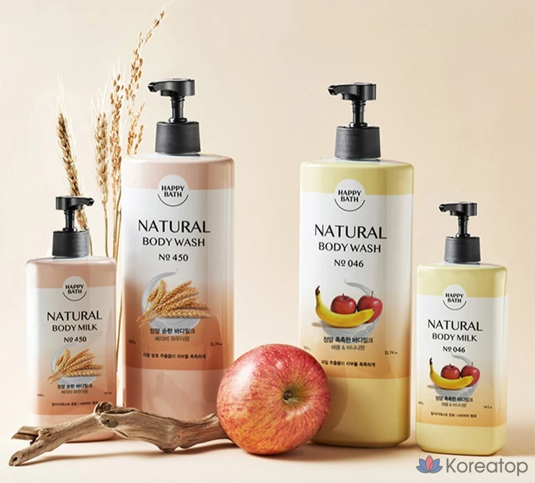 Молочко для тела Happy Bath с ароматом детской присыпки, 400 г, 1 шт., фото 7