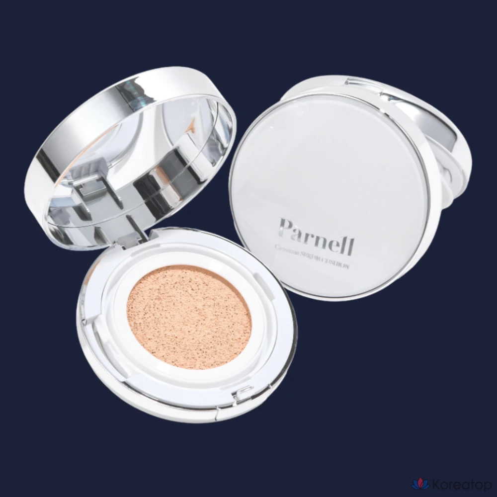 Сыворотка-кушон Parnell Serum Cushion Shikamanu Cushion 15 г SPF45, основной продукт, сменный блок, 1 шт., фото 4