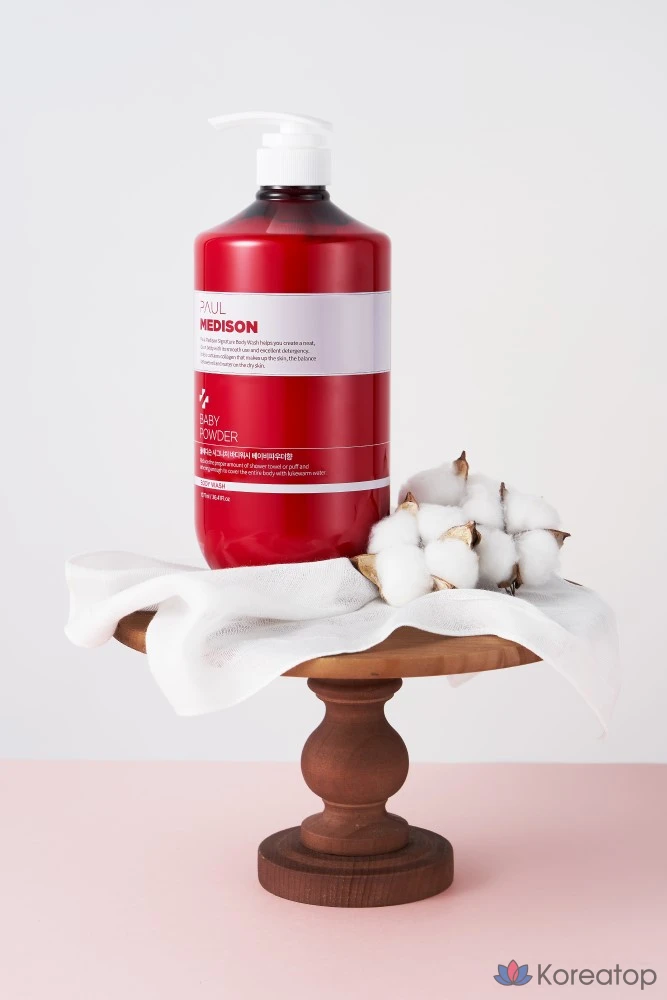 Гель для душа PAUL MEDISON Signature с ароматом детской присыпки, 1,077 л, 1 шт.