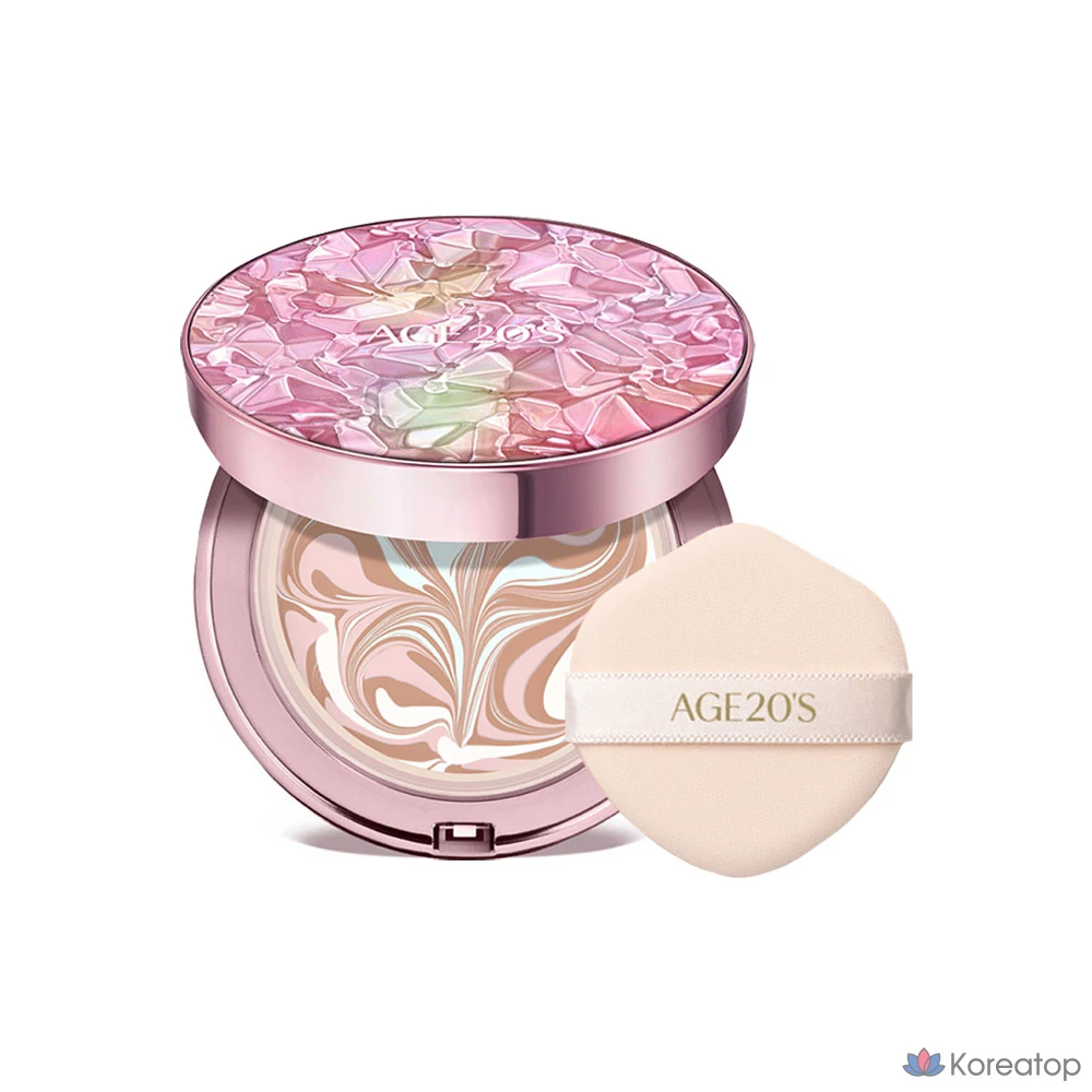 Age20s Pact Aura Essence Cover Pact Сменный блок 14 г, 1 шт.
