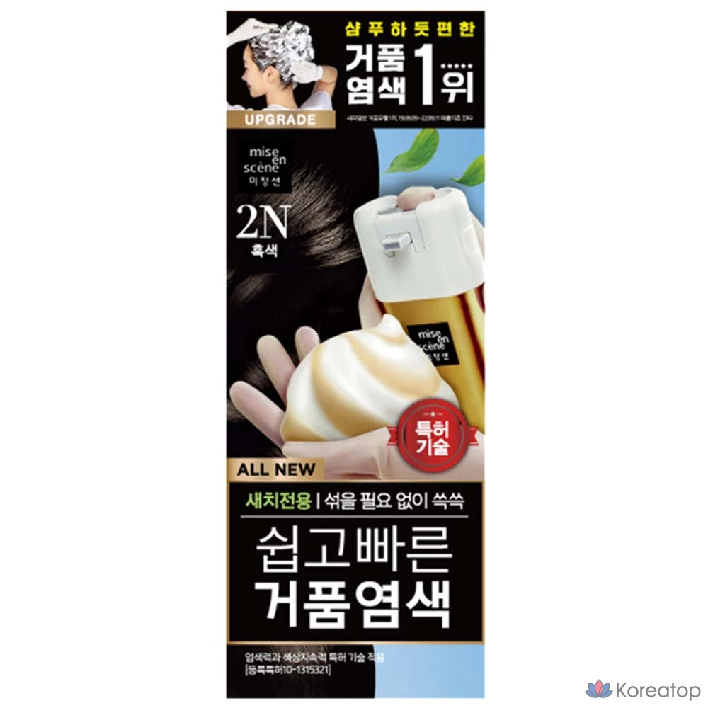 Mise en Scene пенная краска для волос, 1 шт.