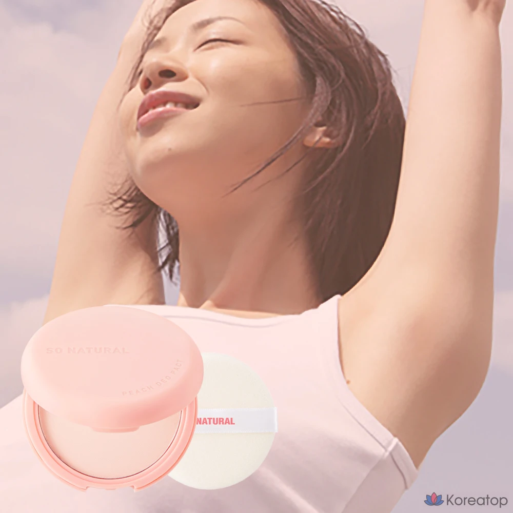 Дезодорант-пудра So Natural Peach Peach, 10 г, 1 шт.