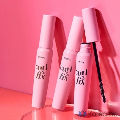 Тушь для ресниц Etude Curl Fix Mascara , объемная тушь для ресниц, которая обеспечивает смелый и эффектный результат без комков