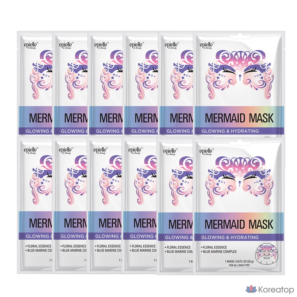 Набор масок с персонажами Epielle, 12 штук, 1 упаковка, 12 штук.