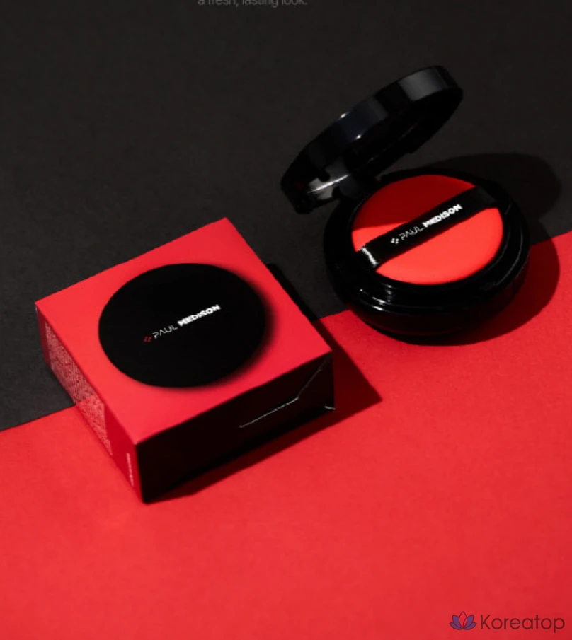 Тональный крем-кушон PAUL MEDISON Deep Red Glutathione Cover Cushion Foundation, 14 г, № 21, 1 шт.