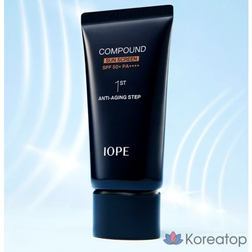Солнцезащитный крем для мужчин IOPE Men Compound Sun Screen SPF 50+ PA++++, 50 мл