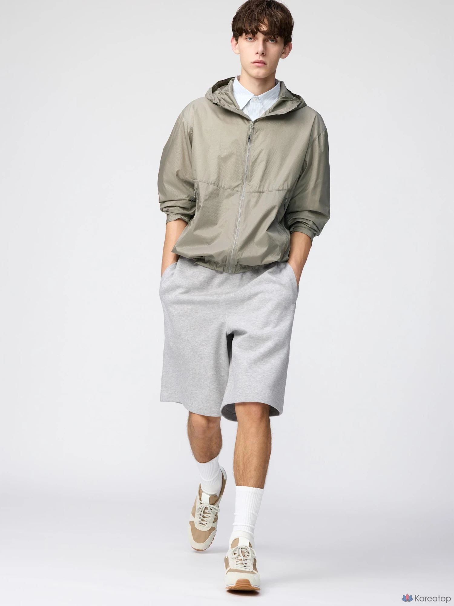 Шорты Uniqlo Sweat Wide Short Pants