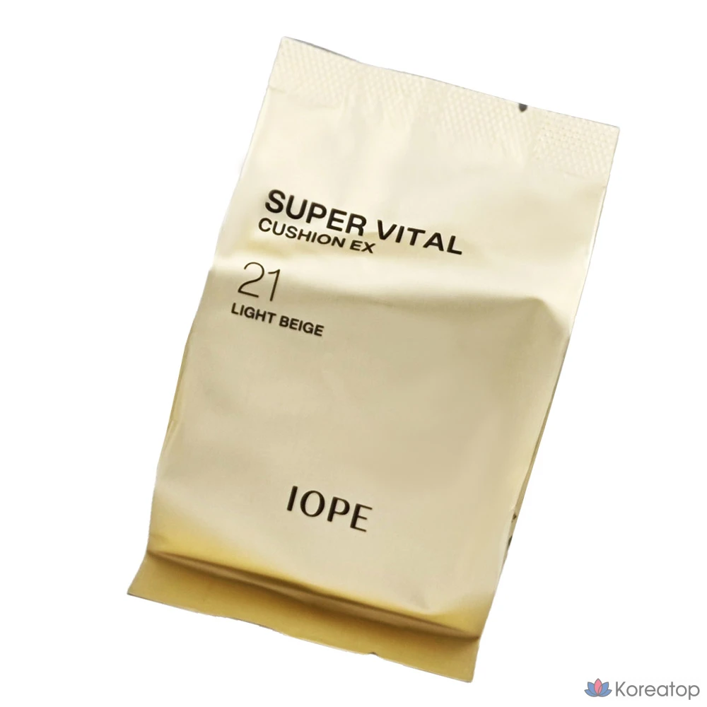 Сменный блок тонального крема IOPE Super Vital Cushion Foundation, 16 г, № 21, 1 шт., фото 3