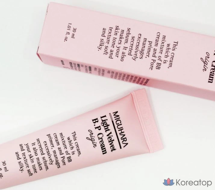 Miguhara Light Velvet BP Cream Origin, 30 мл, 1 шт.