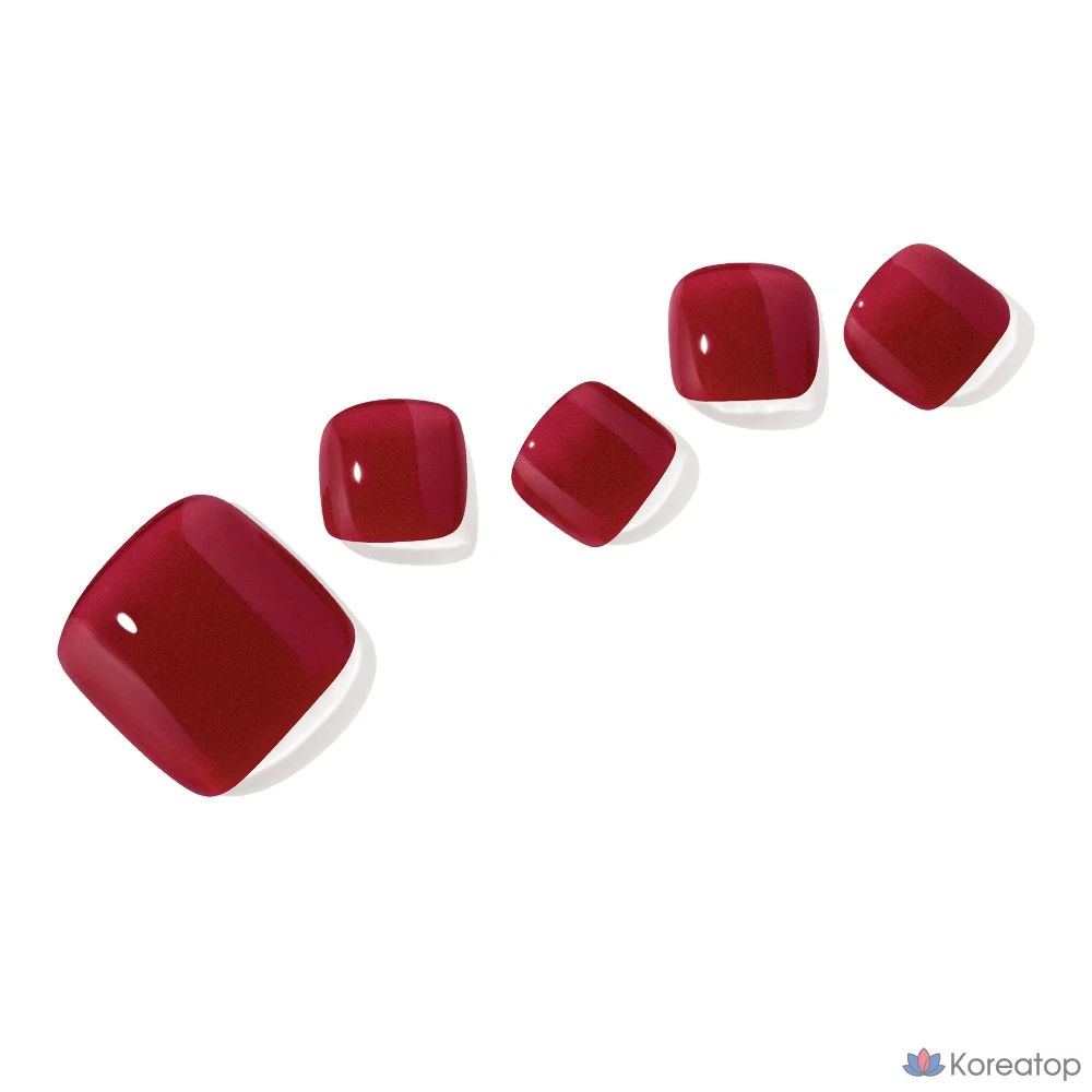 Педикюрные гель-полоски Ohora P Gel Pedi Strip, оттенок Cherry Jelly, 1 шт., фото 2