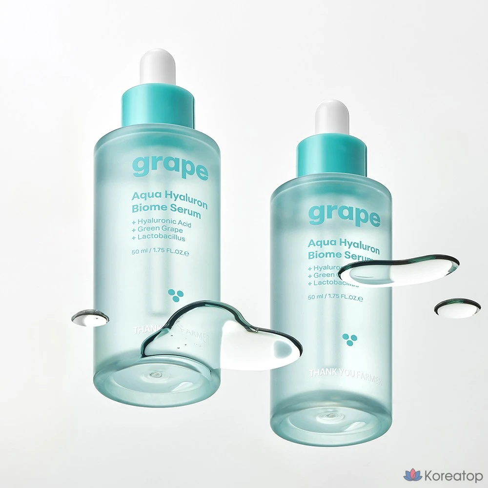 Сыворотка для тела Thank You Farmer Green Grape Aqua Biome Serum, 50 мл, 1 шт.
