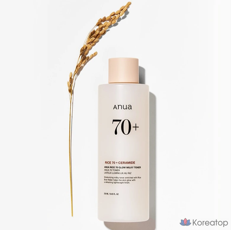Тоник для лица Anua Rice 70 Glow Milky Toner, 250 мл, 1 шт.